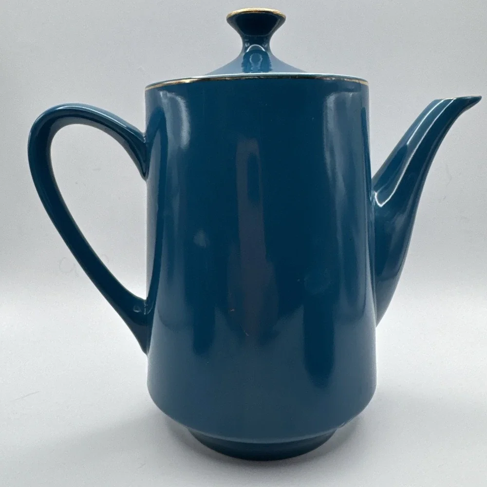 Mid Century‎ Modern Tea Coffee Set Teapot Creamer Sugar Japan Nautical Vtg MCM